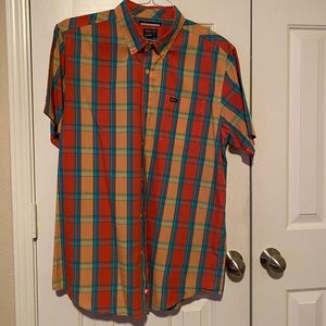 RVCA Plaid Button Down Shirt